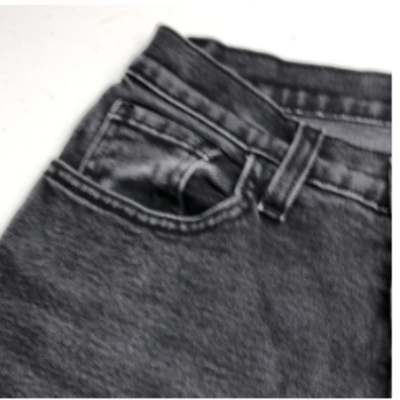 MADE IN USA ๐บ๐ธ VIBRANT GRAYWASH HIGH-RISE SLIM TAPERED JEANS 5/26x27 ๐บ๐ธ - Picture 8 of 12